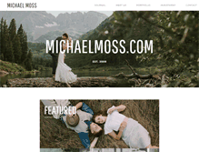 Tablet Screenshot of michaelmoss.com